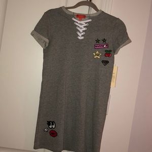 Girls butter patch dress